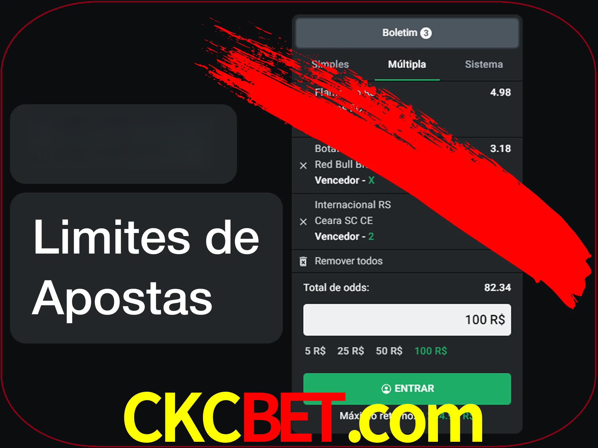 Não faça apostas loucas.